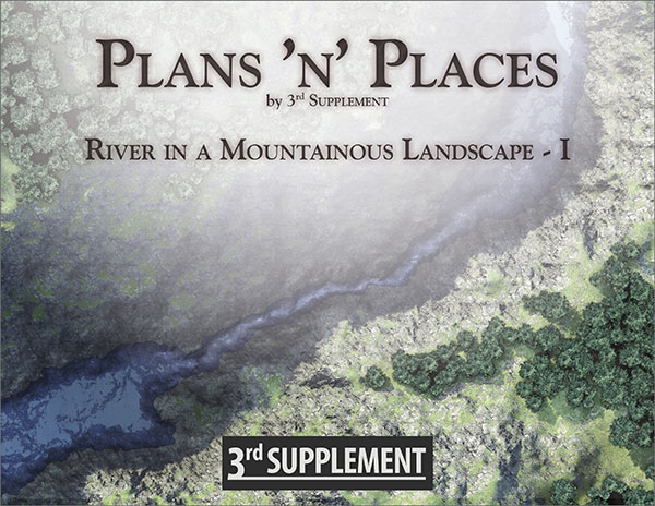 River in a Mountainous Landscape - I